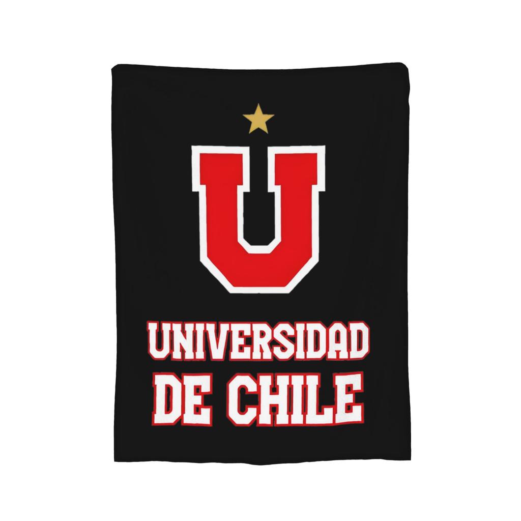 Club Universidad de Chile Copa Chile Flannel Throw Blanket Soccer Blanket for Home Car Super Warm Quilt,