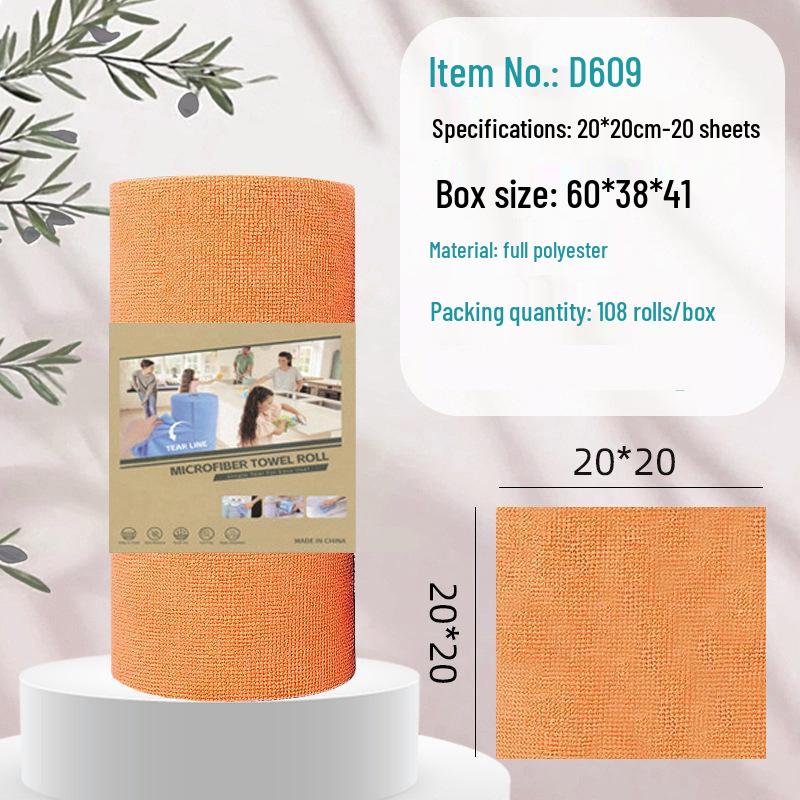 Bedruckte Abreißbare Mikrofaserküchenlappen - Verdickt & Saugfähig für die Haushaltsreinigung