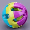 Interactive Dog Toy Plastic Hollow Ball with Bell for Medium Large Breed Dogs