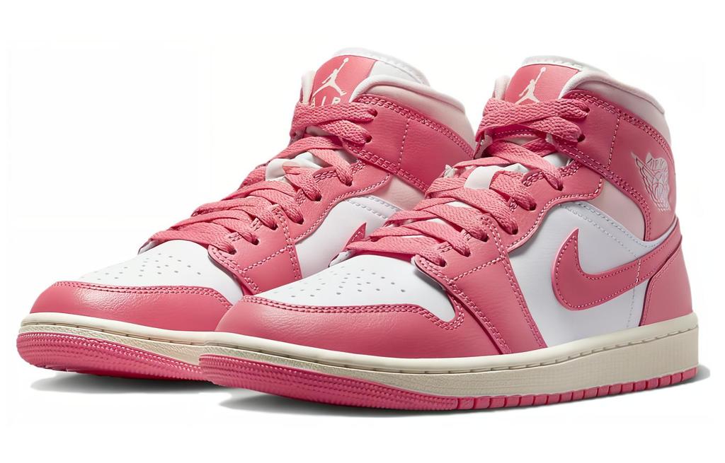 Jordan 1 Mid Strawberries And Cream Women's BQ6472-186