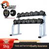 San Hua Lang 210kg Fixed Dumbbell Set with Rack & Mat