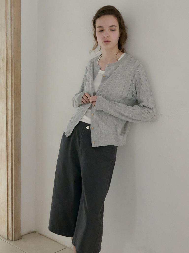 Elssibeui Midi Denim Pants_Charcoal