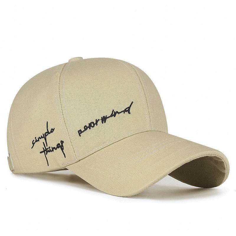 A Versatile Baseball Cap with Embroidered Letters A Sports Sunshade A Street Student Baseball Cap