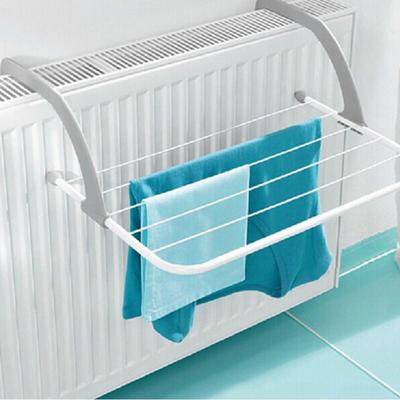Shoes Drying Rack Foldable Adjustable Good Bearing Capacity Windproof Punch-free Non-Slip Radiator Shoes Hanger Balcony Supply