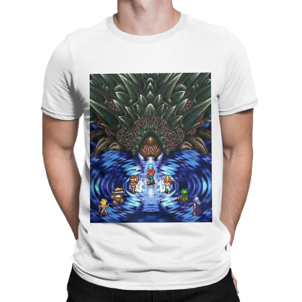Chrono Trigger Lavos Battle Funny 100 Cotton TShirt Chrono Trigger Tees Tops For Unisex