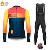 Winter Long-sleeved Fleece Thickened Warm Road Cycling Clothing Men's and Women's Teams Tour De France 2026 Winter Fleece Warm Cycling Clothing Set