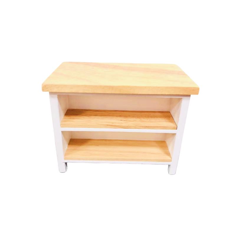 

Dollhouse Miniature DIY Cooking Table with Handmade Clay Food Accessories