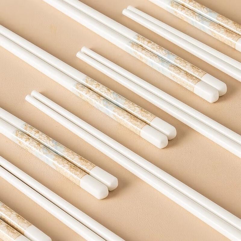 Miaoyunuo Jingdezhen Ceramic Chopsticks - Thousand Miles of Rivers and Mountains Design