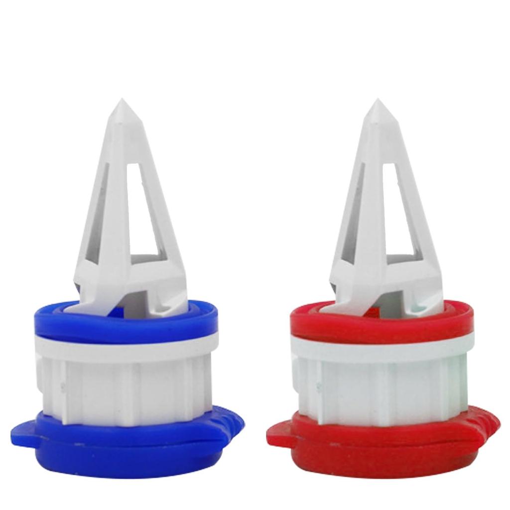 EsiFare Paper Carton Spouts, Set of 2, Milk Bottle Pourer, Leakproof Spout with Airtight Lid, Maintains Freshness, Milk Carton Cap, Drink Deflector,