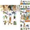 Tungtungsahur Wooden Stick Man Building Blocks Collectible Toy For Kids