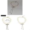 Pearl Choker Necklace For Women With Butterfly Bow Pendant And Silver Plating