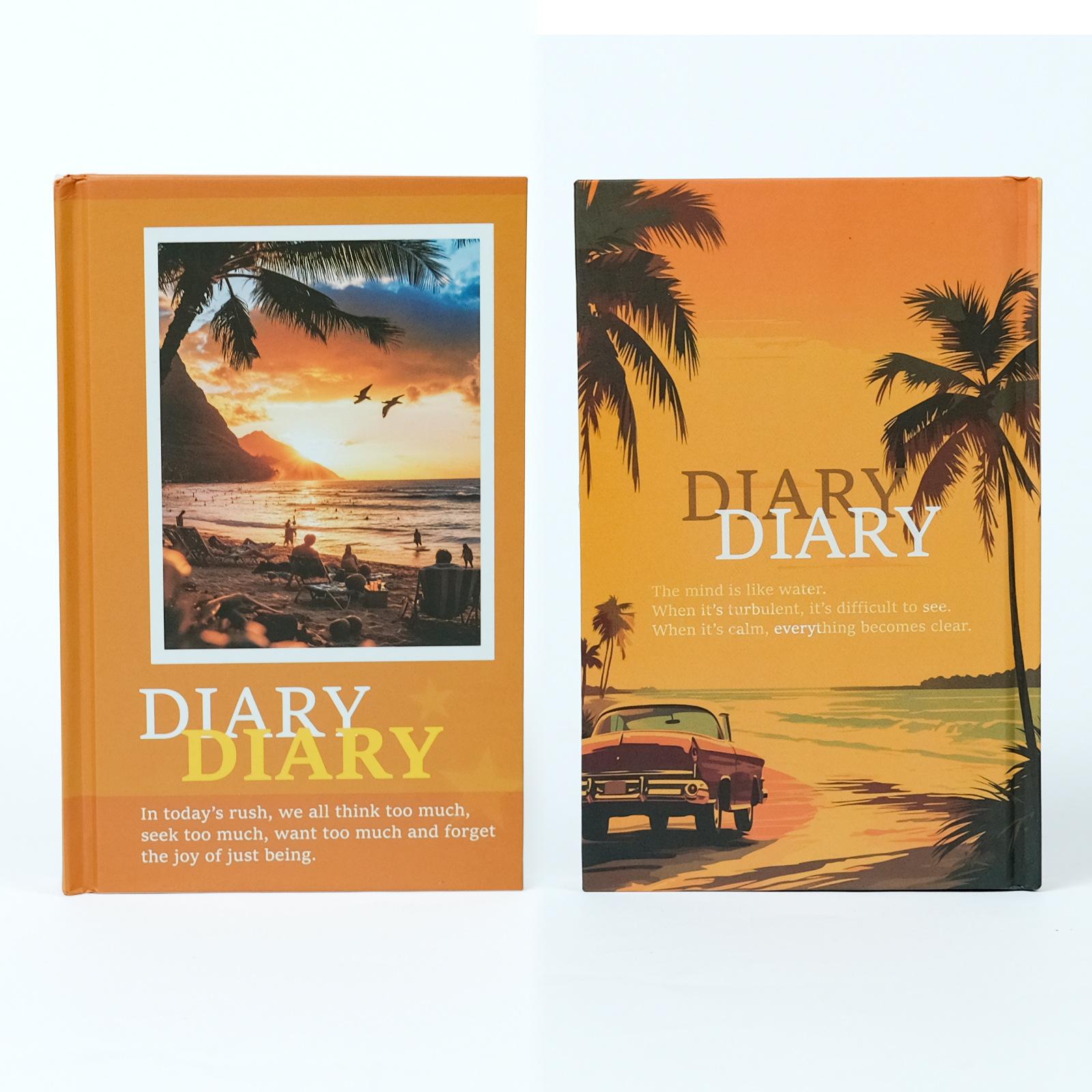 

Romantic Beach Covenant Theme High Value Portable Notebook Meeting Record Book Student Creative Handbook