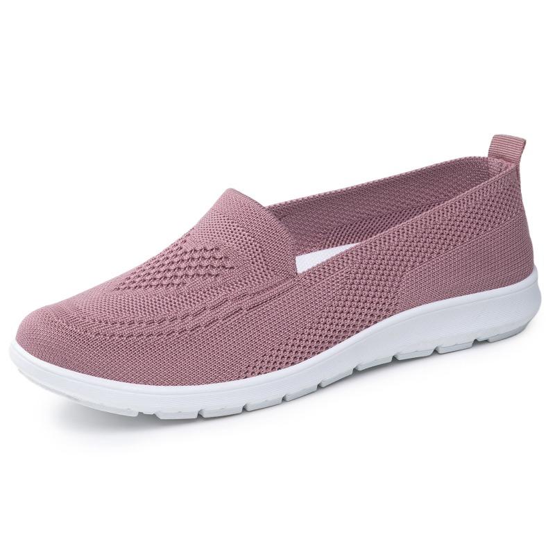 Beijing cloth shoes new women's shoes casual breathable flat-soled single shoes one pedal soft-soled shoes casual shoes