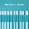 24Pcs Disposable Silicone Ear Wax Remover Safe Sticky Ear Pick for Kids Adults Reusable Ear Cleaner Adhesive Earpick Swabs Tools