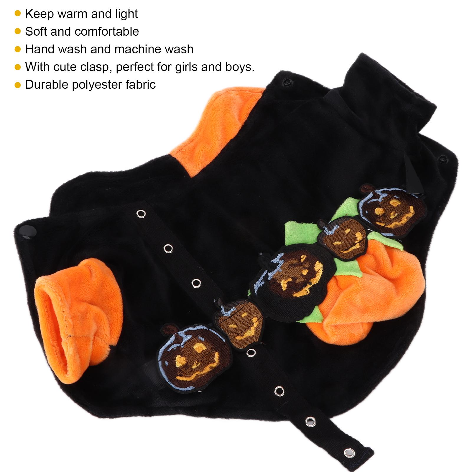 Dog Halloween Pumpkin Costume Funny Christmas Halloween Cosplay Clothes for Small Dogs