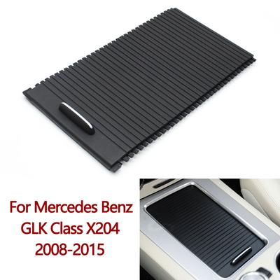 Interior Car Central Console Water Cup Holder Slide Roller Blind Cover For Mercedes Benz GLK Class X204 2008-2015 2046805808