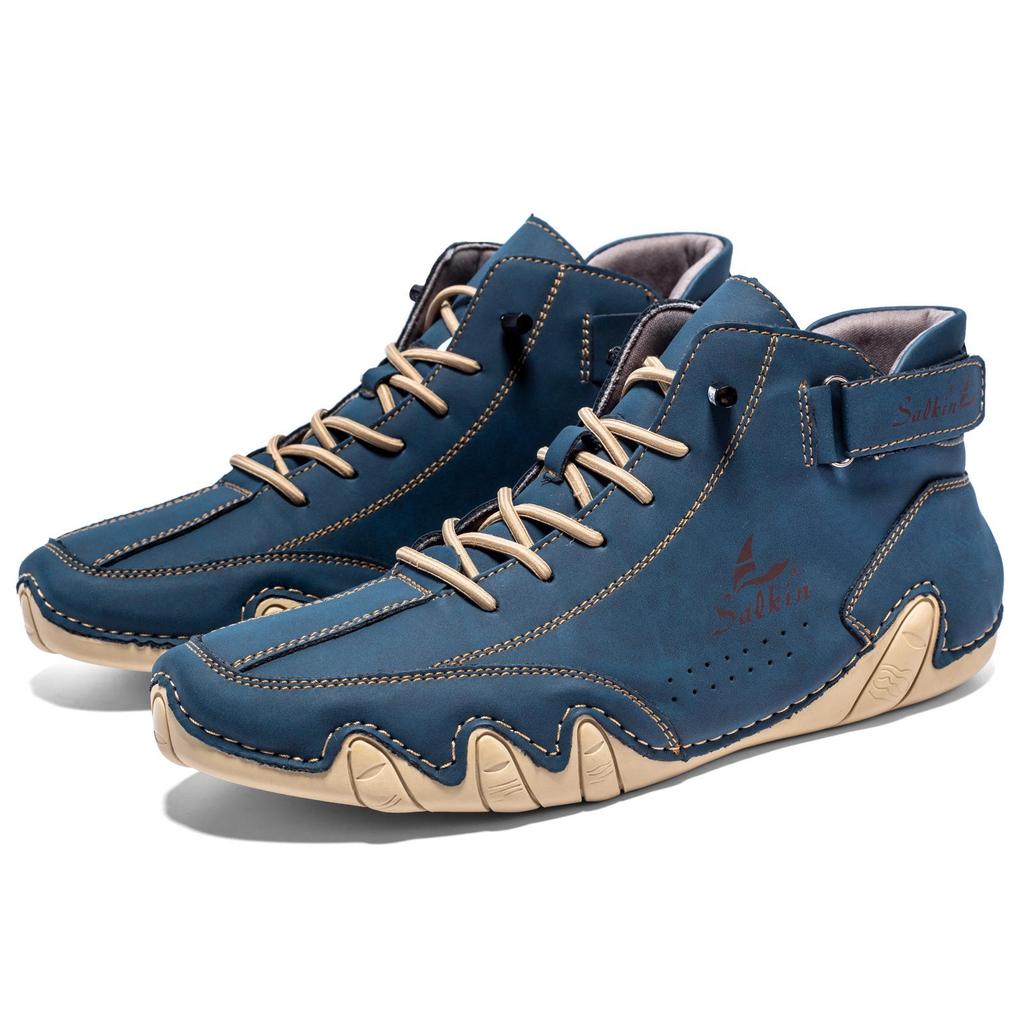2023 Octopus Men's High-Top Martin Boots - Casual Autumn/Winter Short Boots