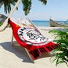 Custom Name AJAK Print Beach Towel, Large Soft Quick Dry Towel for Beach Camping Swimming