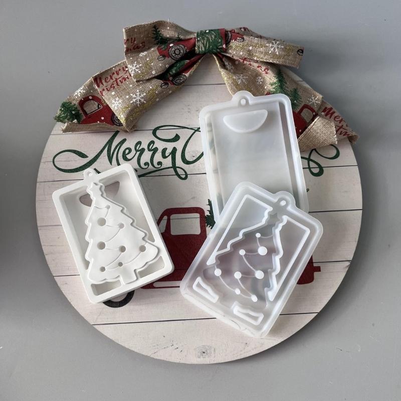 Versatile Silicone Baking Mold For Creating Festival Tree Shaped Decorations Christmas Party Accessories Mold