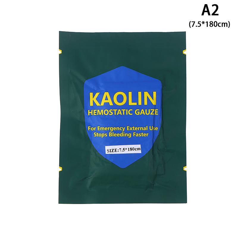 4Sizes Hemostatic Gauze Combat Emergency Trauma Z-Fold Soluble For Ifak Tactical Military First Aid Kit Medical Wound Dressing