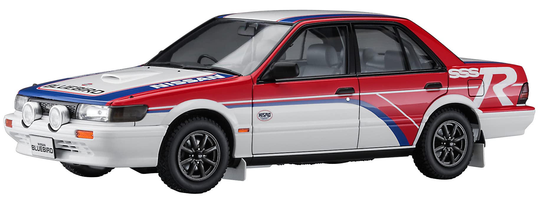 

Hasegawa Nissan Bluebird sedan late model plastic model kit 20521 1/24 4-door SSS-R (U12 type)