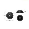 Multi-Size Suitcase Feet Pads Anti-Slip Durable Luggage Bottom Stand Replacement Parts for Daily Use