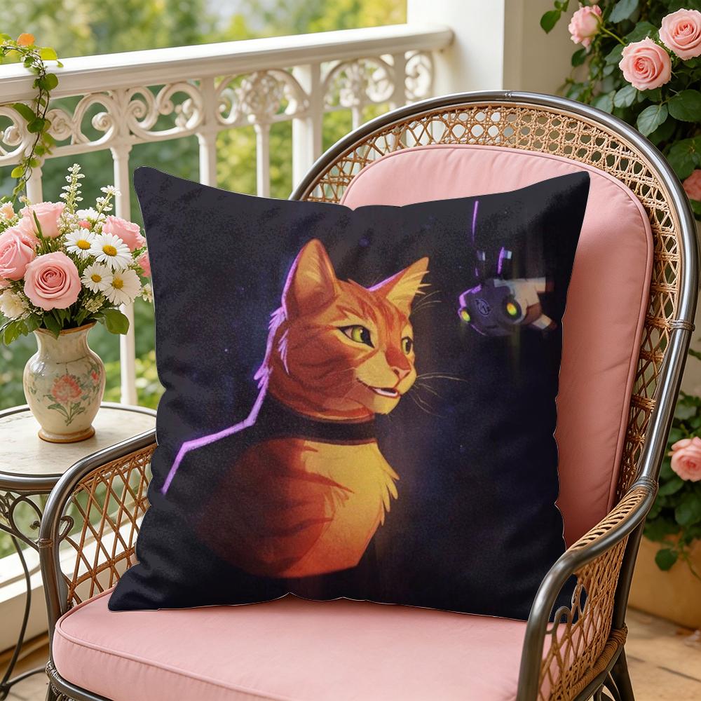 Game SStray Cushion Cover Soft Plush Throw Pillow Cover  DoubleSided Decorative Cushion Case  Sofa Bedroom Home Decor
