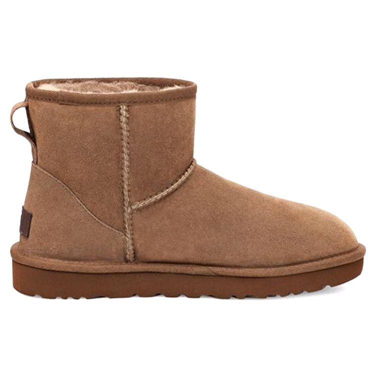 UGG Classic Mini Warm Durable Casual Comfortable Short Snow Boots Women boots Walnut 1016222-HCK