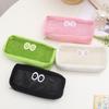 Ins Big Eyes Mesh Pencil Case Cartoon Makeup Pouch Pen Pouch  Office School Organizer