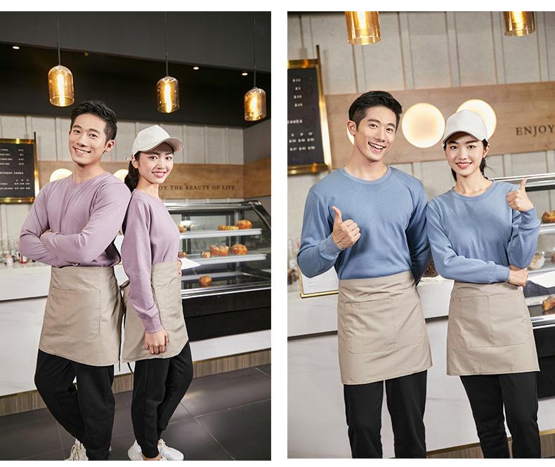 Unisex Round Neck Logo Sweatshirt: Perfect for Autumn & Winter Class Reunions, Catering Staff Uniforms, and General Workwear.