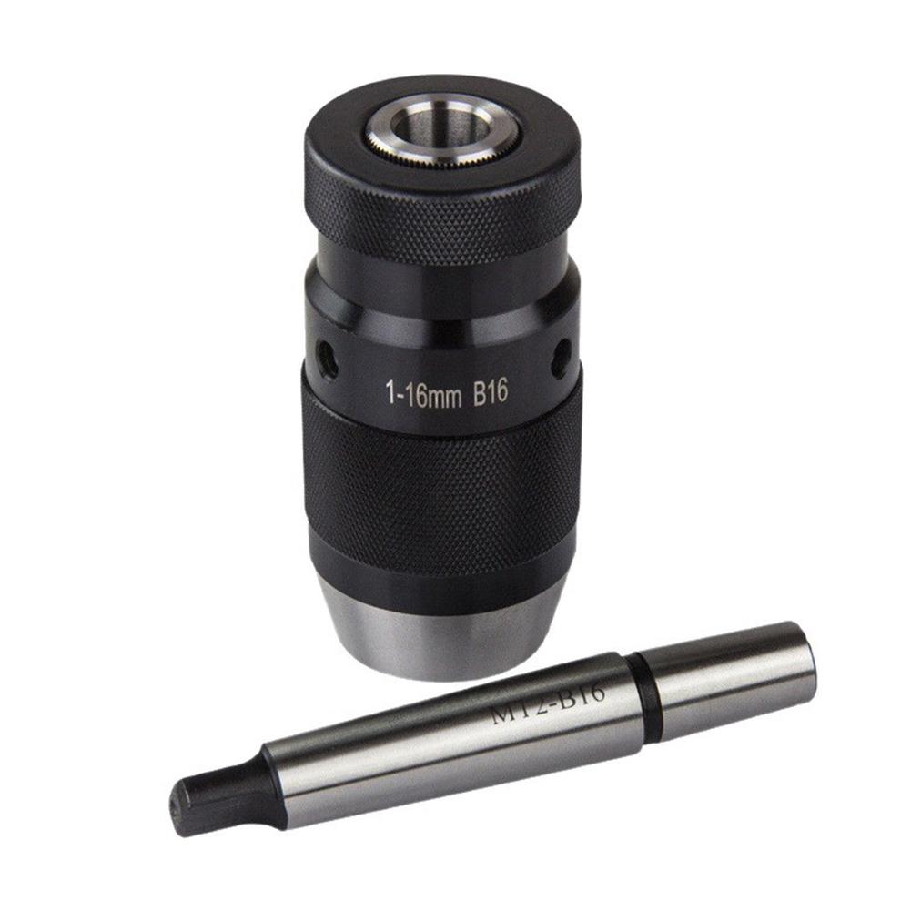Lathe Drilling 45 Steel 1-16mm Drill Chuck Keyless Drill Chuck For Drilling Self-tightening Quick-change Design