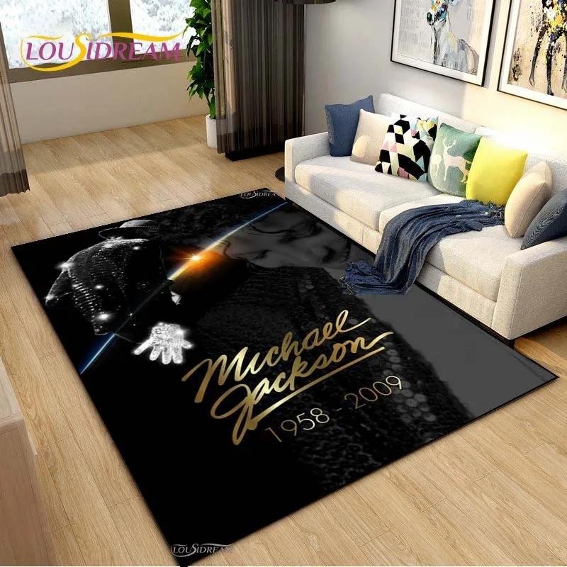  Michael J-Jackson Carpet for Living Room Sofa Table Bedroom Rugs Home Kitchen Indoor Outdoor Non-slip Floor Mats Decor