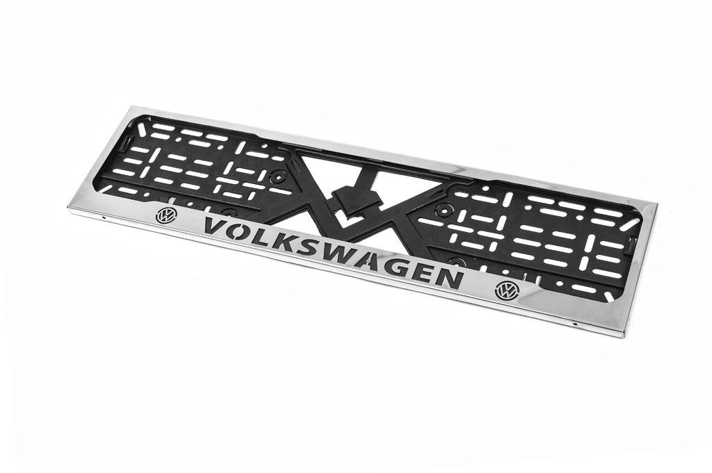 

Рамка под номер хром Volkswagen (1 шт, нержавейка)