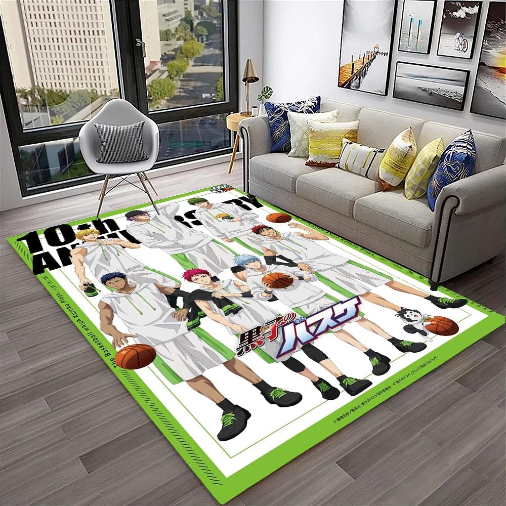 3D Anime Kuroko's Basketball Cartoon Carpet Rug for Home Living Room Bedroom Sofa Doormat Decor,kids Area Rug Non-slip Floor Mat