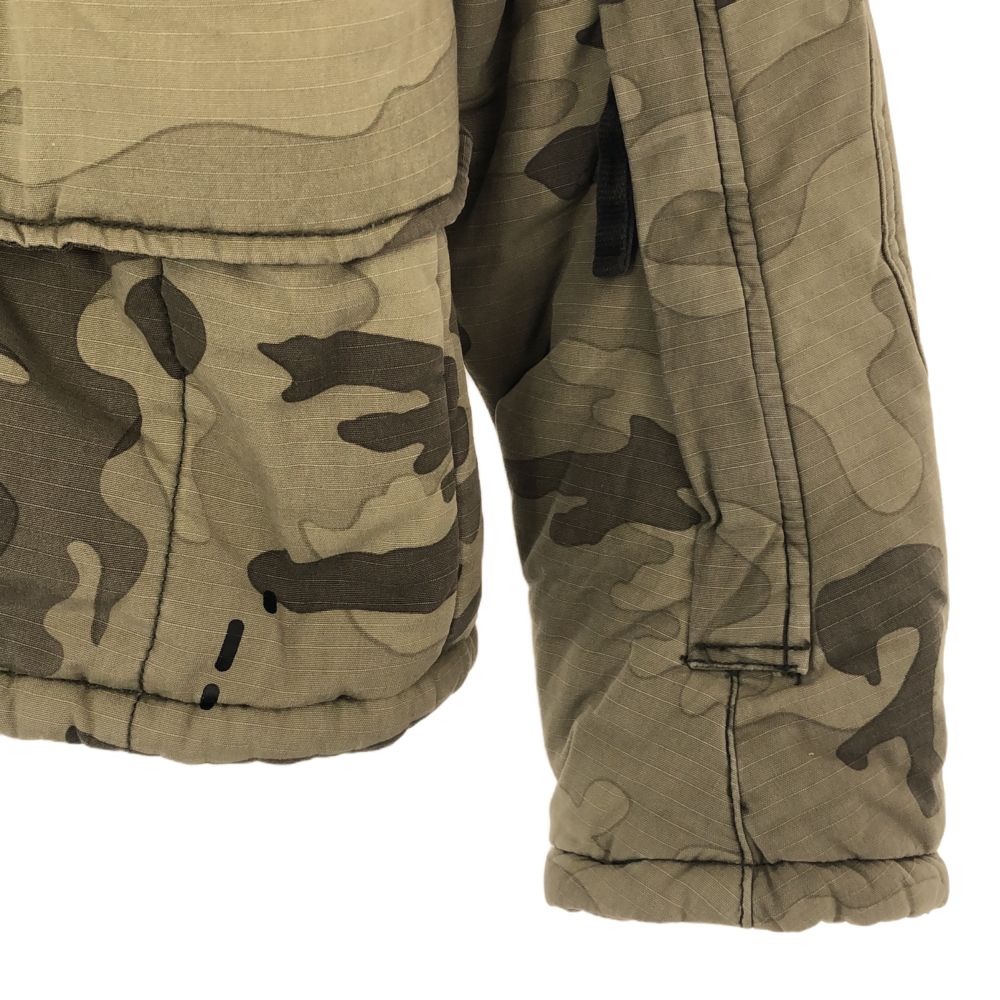 G-STAR camouflage Military jacket S green Ripstop fabric Men's Used