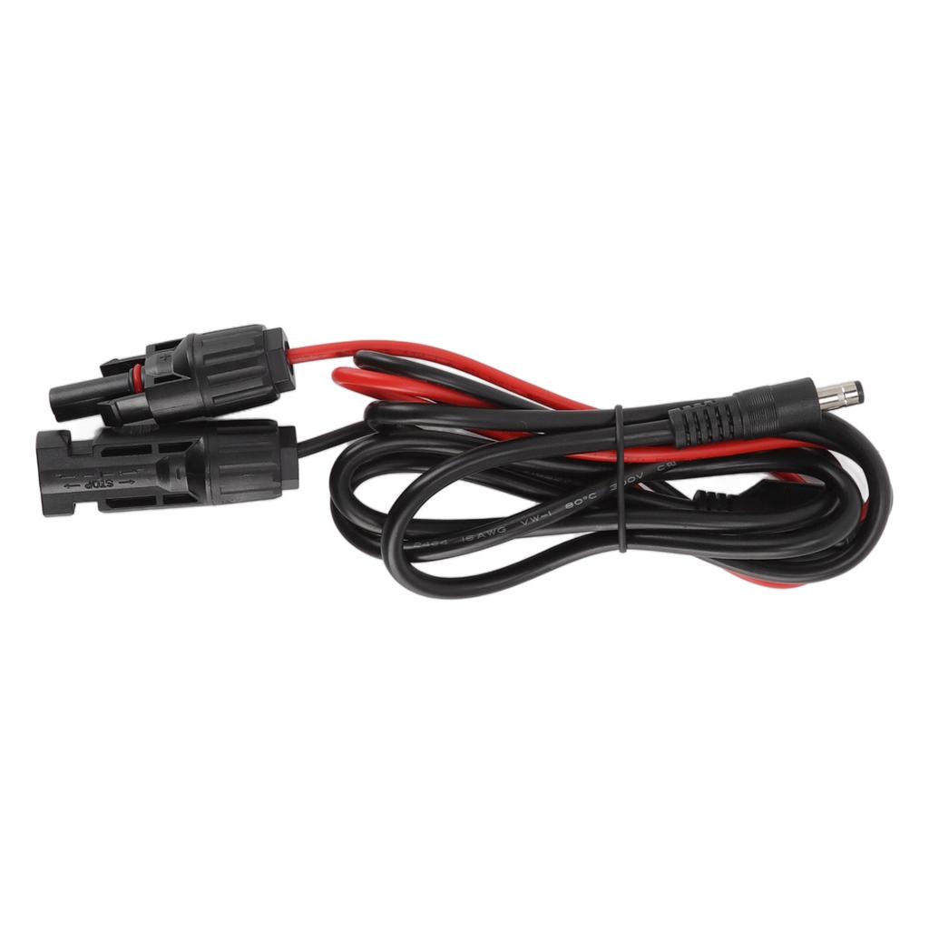 16AWG Solar Connector to DC 5.5mm Male Adapter Cable Copper Solar Panel Extension Cable