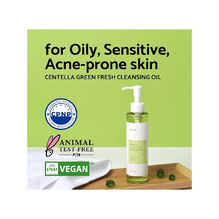 IUNIK Centella Green Huile Nettoyante Fraîche 200 ml