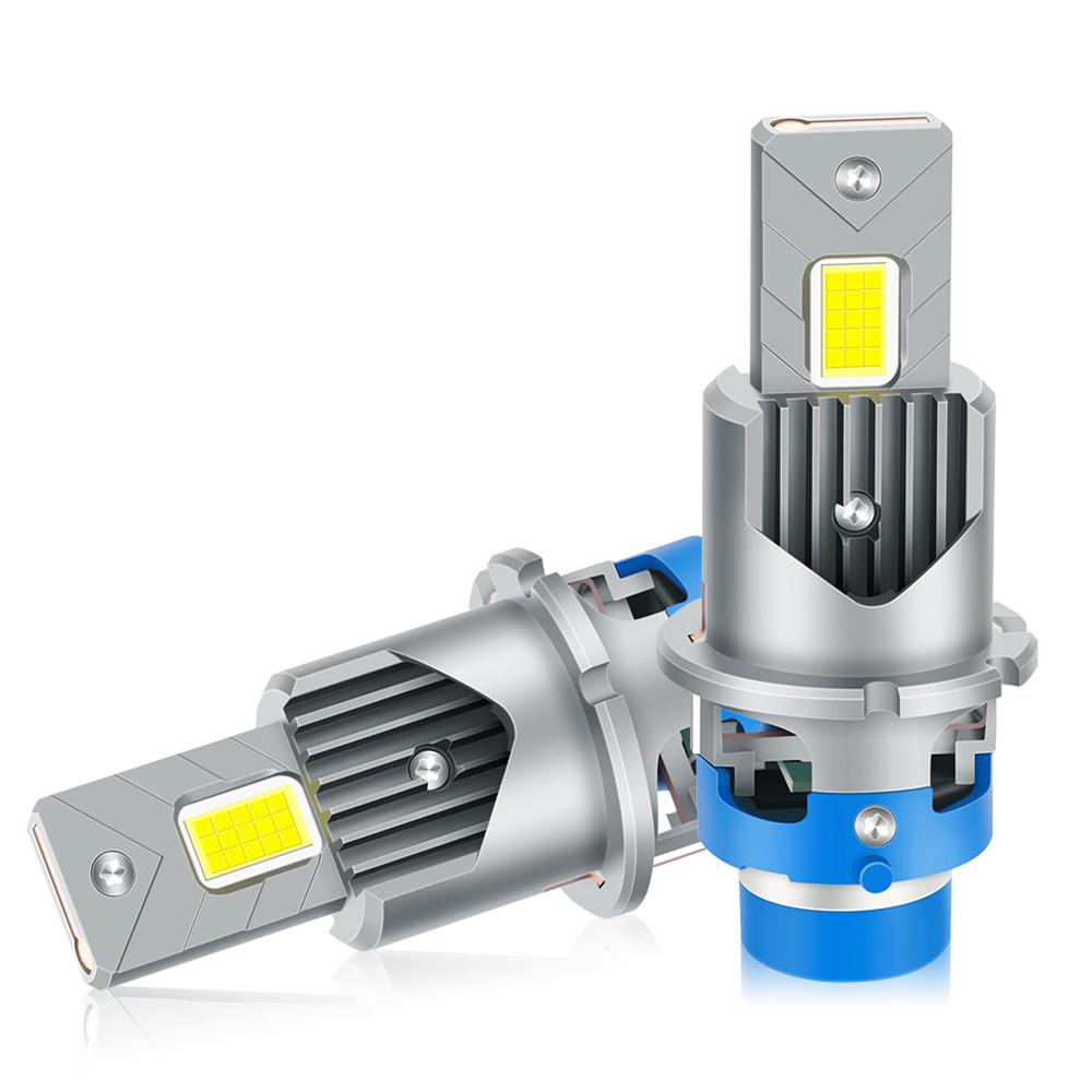 Canbus No Error New LED Headlight D4S/D4R 20000LM 200W High Power Lamp with Cooling Fan  3570 CSP Chip Auto Lights