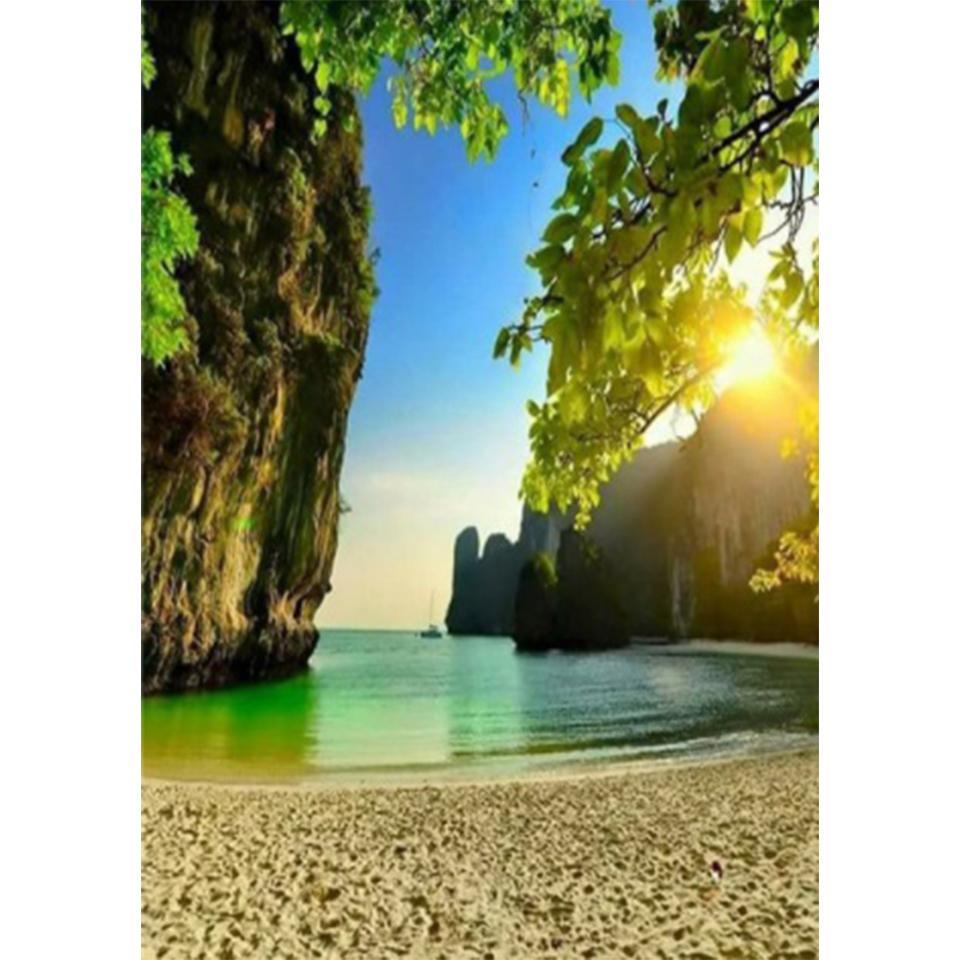 Mountains and Rivers DIY 5D Diamond Painting Rhinestone Picture Full Diamond Embroidery Gift Mosaic Cross Stitch Home Decoration