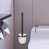 2 Stück Toilettenbürstenhalter Kunststoff Kompakte Größe Badezimmer Reinigungsgerät Aufbewahrungs-Organizer Stilvolles Design Toilettenbürstenhalter