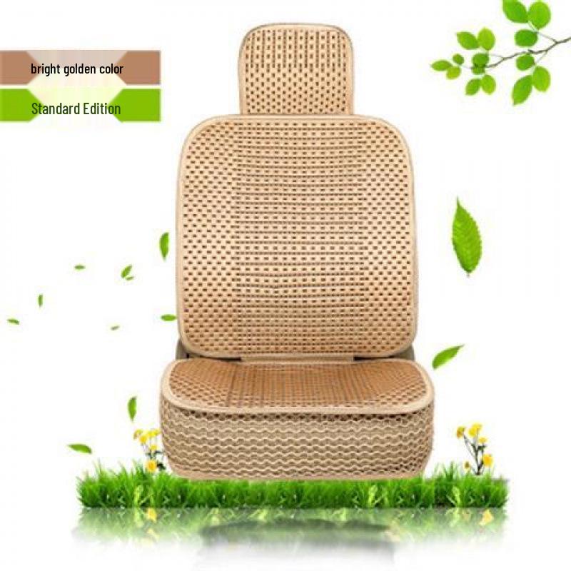 

Universal Ice Silk Car Seat Cushion - Breathable, Full Wrap for All Seasons (Available for Single, Five, and Seven Seats) Single Seat