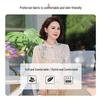 Mom's New Chinese Style Chiffon Shirt - Seven-Sleeve Top for Spring & Autumn