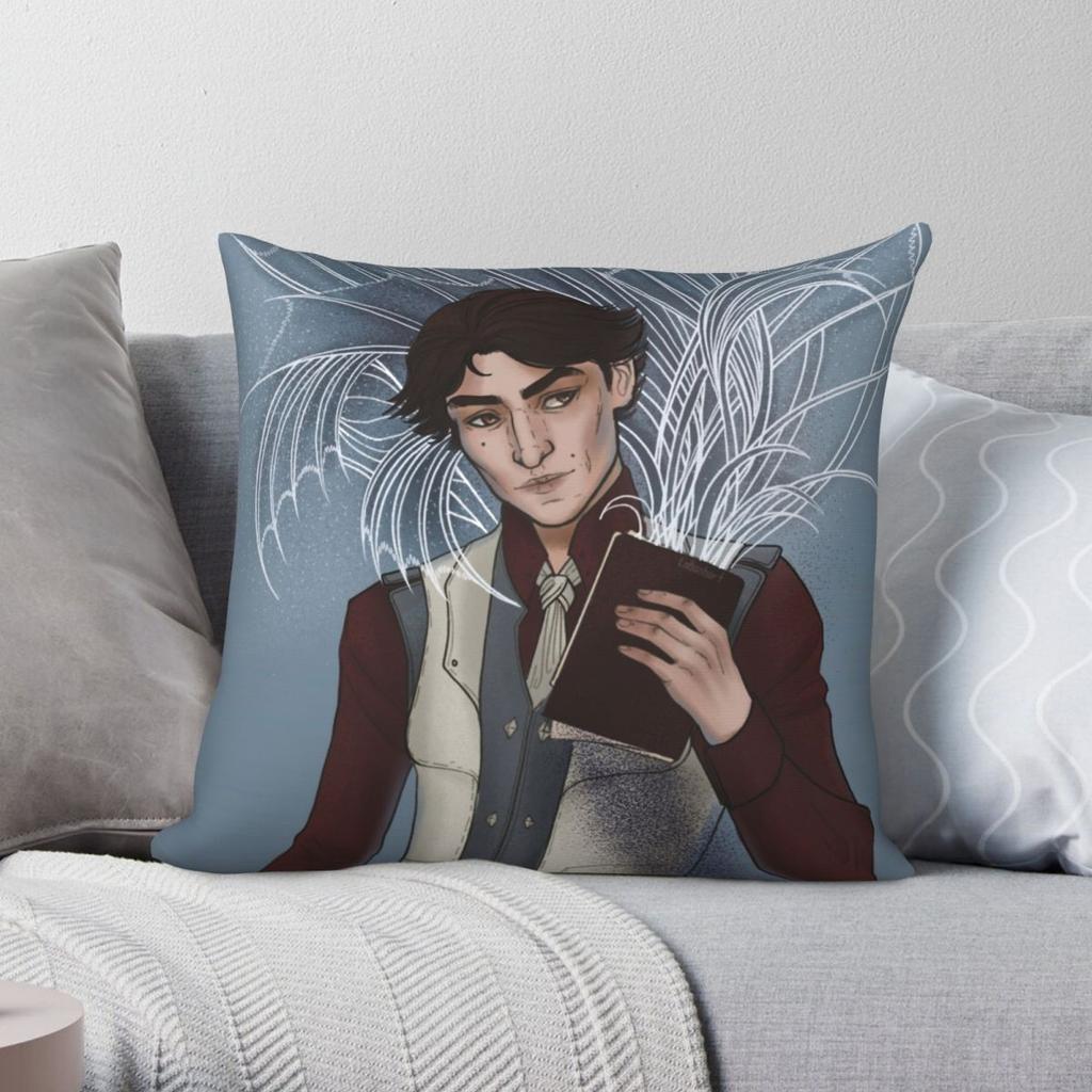 Viktor Arcane Square Pillowcase Polyester Linen Velvet Pattern Zip Decor Pillow Case Sofa Cushion Cover