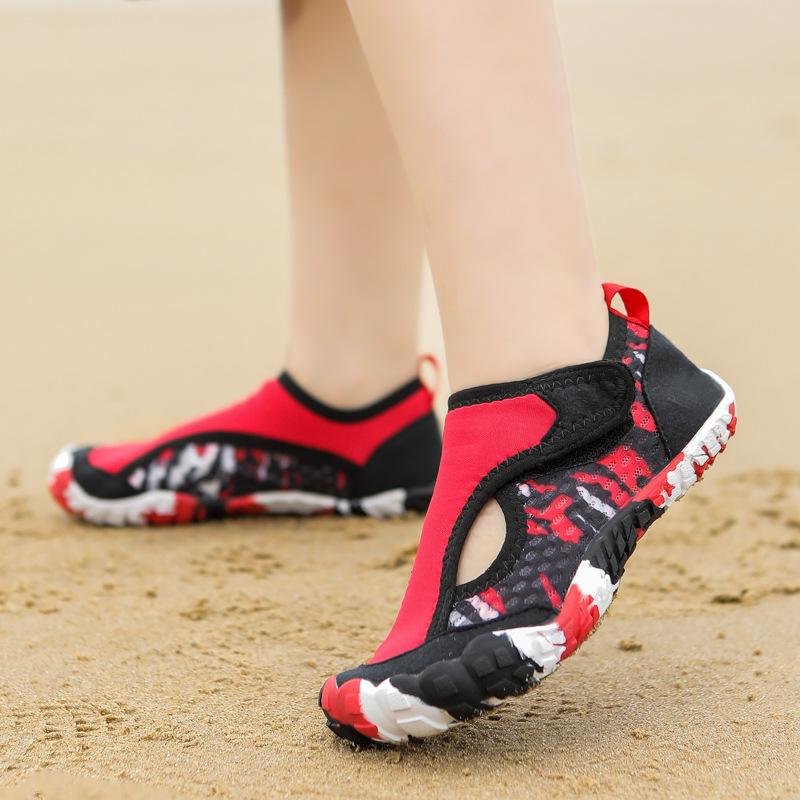 Hollow Water Shoes for Kids Boys and Girls Barefoot Quick Dry Non-slip Breathable Comfort Aqua Socks Outdoor Indoor Water Shoes for Beach Swimming