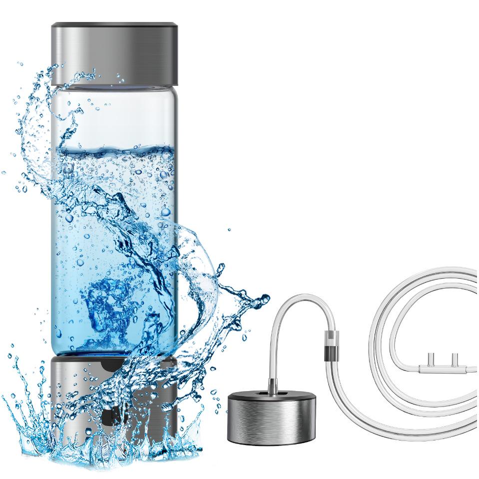 Fifth-Gen Hydrogen-Rich Water Cup: Two-in-One Electrolytic Hydrogen Generator and Hot-Selling Bottle.