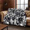 Legends Rapper Collection HIP HOP Rap Star Art Flannel Blanket,Cozy Soft Throw Blanket for Home Bedroom Bed Sofa Cover Gift Kid