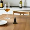 9pc Mini Witch Hats for Halloween Decoration Hat Black Bottle Toppers for Party Favors DIY Wine Bottle Decor Dollhouse Accessory