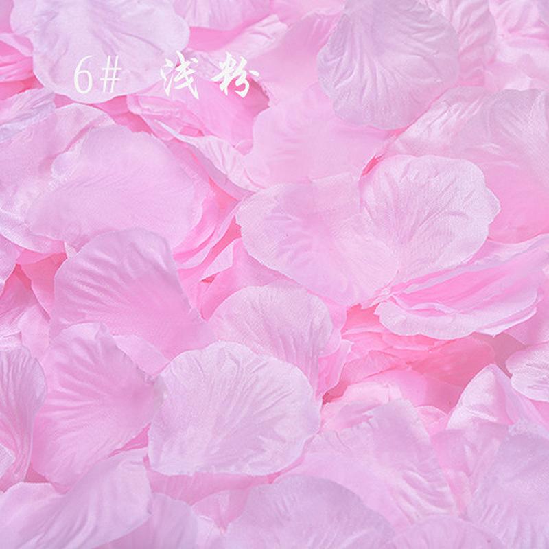 1000 pcs /pack Non-woven Fabric, Simulated Flower Petals, Rose Petals, Birthday Setting Balloon Accessories Shape