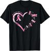 Breast Cancer Dragonfly Heart Awareness T-Shirt