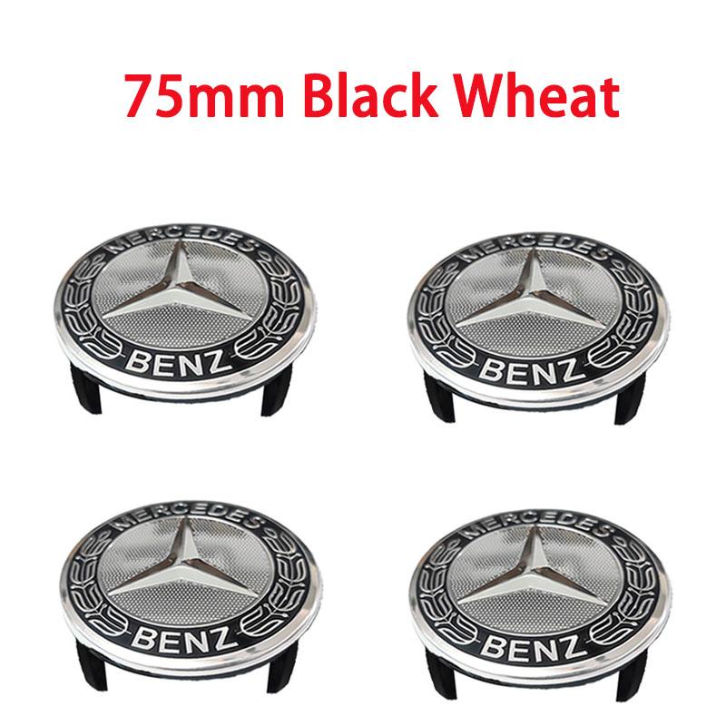 wzcbs10 2025 Hot 40pcs 75mm Wheel Center Hub Cap Emblem For Mercedes Benz Car Rims Cover Logo Badge 3pin A1714000025 6pin A1674015900 Ac